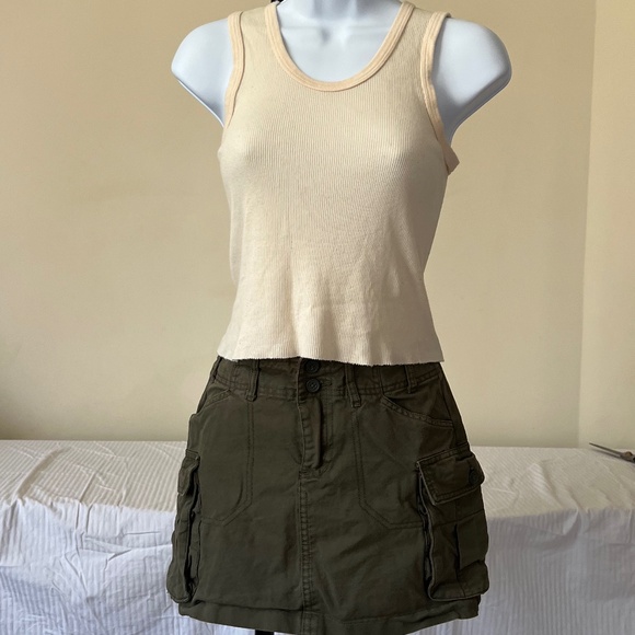 Women's Rib Tank Top - Lemon - Picture 4 of 5